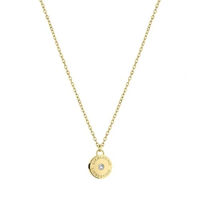 Abbildung von Liebeskind Berlin MIT ANHÄNGER Edelstahl Halskette goldcoloured, Damen, Größe: One Size, Gold coloured