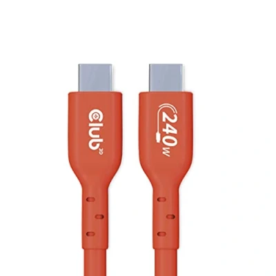Abbildung von Club3D CAC 1515 USB2 Typ C Bi Direktionales USB IF Zertifiziertes Kabel 480Mb, PD 240W(48V/5A) EPR St./St. 4m