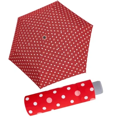 Abbildung von Doppler Mini Kinder Taschenschirm Dots rot