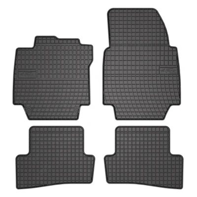 Abbildung von FROGUM 546931 Fußmattensatz Gummi vorne und hinten 4 schwarz Maßgefertigt RENAULT: Captur