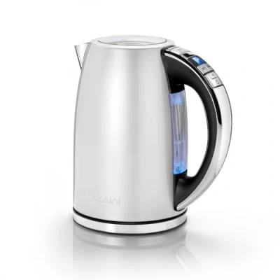 Abbildung von Cuisinart Multi Temp Wasserkocher Schnelles Aufkochen Kabellos Edelstahl Finish 1,7L Fassungsvermögen Einstellbare Temperatur Abnehmbarer, waschbarer Anti Kalk Filter gebürstet