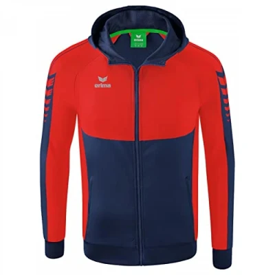 Abbildung von Erima Herren Six Wings Trainingsjacke mit Kapuze, new navy, L