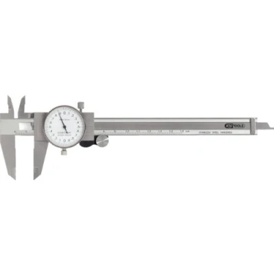 Abbildung von KS TOOLS 300.0547 Messschieber 0,02mm 0mm 150mm Kunststoffetui