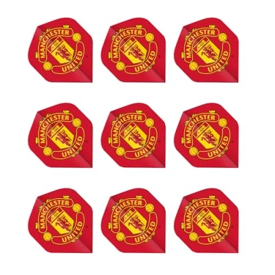 Abbildung von F2049 Manchester United Football Club Dart flights 3 Sets pro pack (9 insgesamt).