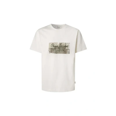 Abbildung von Pepe Jeans Dalter Tshirt print, Herren, Größe: XXL, Off white