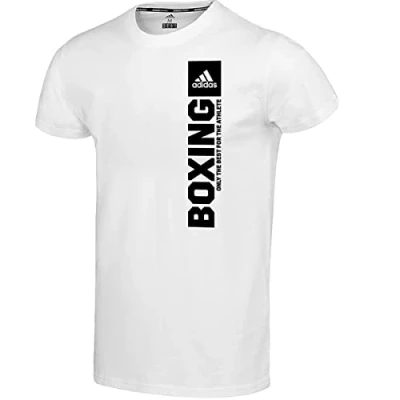Abbildung von Adidas CLTS21V B 101 Community Vertical T Shirt Boxing Unisex Kids Whiteblack XL