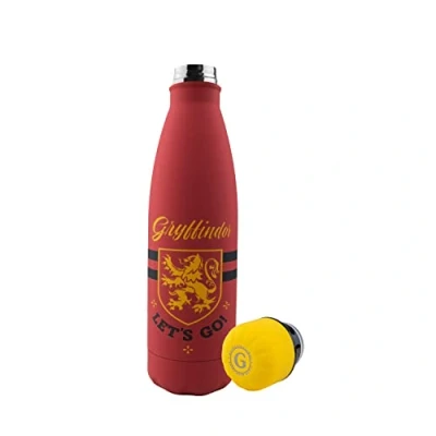 Abbildung von Cinereplicas Harry Potter Let&#039;s Go Thermosflasche, 500 ml, Edelstahl, offizielles Lizenzprodukt