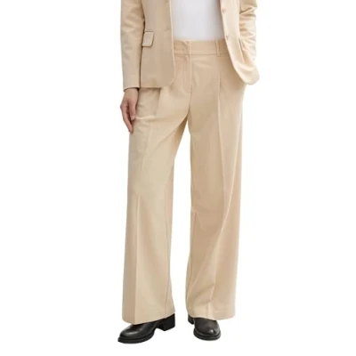 Abbildung von TOM Tailor LEA WIDE LEG Stoffhose, Damen, Größe: 34x32, Sky captain blue