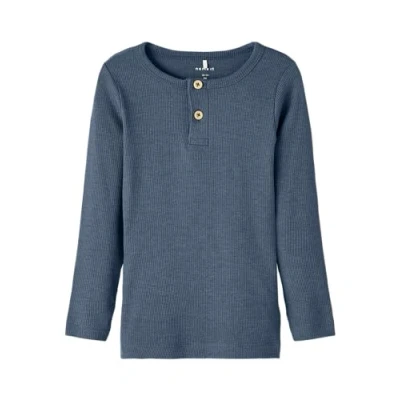 Abbildung von Name it Nmmkab Langarmshirt für Kinder, Größe: 92, Bering sea