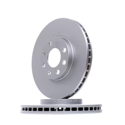 Abbildung von HELLA PRO 8DD 355 106 051 Bremsscheibe 256 24 04/07 100 innenbelüftet beschichtet ohne Radbefestigungsbolzen, Radnabe OPEL: Astra G Saloon