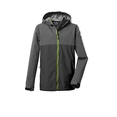 Abbildung von Killtec Jungen Softshelljacke/Outdoorjacke mit Kapuze KOS 219 BYS SFTSHLL JCKT; anthrazit, 152, 39118 000