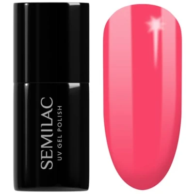 Abbildung von Semilac UV Nagellack 043 Electric Pink 7ml Kollektion Tropical Drinks