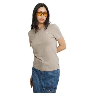 Abbildung von G Star RAW Damen Front Seam Top, Grau (Brick D24499 4107 150), XS
