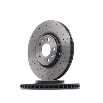 Abbildung von BREMBO 09.B352.1X Bremsscheibe 320 28 5 gelocht/innenbel. beschichtet hochgekohlt mit Schrauben RENAULT: MEGANE 4, 3 Grandtour