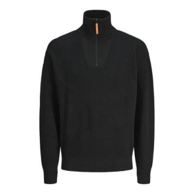 Abbildung von Jack &amp; Jones Troyer »JCOOUTDOOR KNIT HALF ZIP HIGH NECK SN«