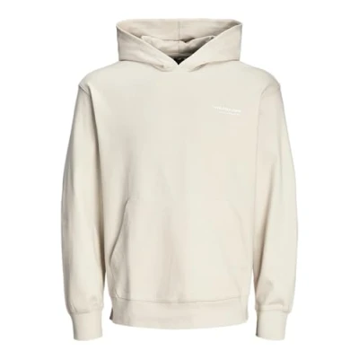 Abbildung von Jack &amp; Jones Jcoaero Print HOOD Kapuzenpullover, Herren, Größe: Medium, Moonbeam