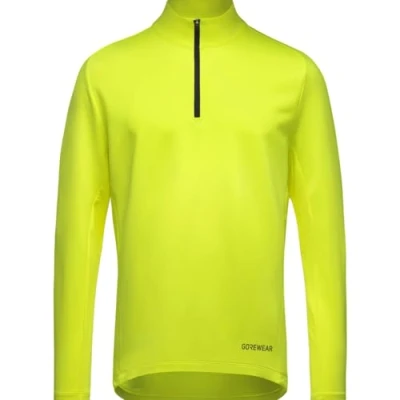 Abbildung von GORE WEAR Herren Everyday Mid 1/4 zip Hemd, Neon Yellow, 3XL EU