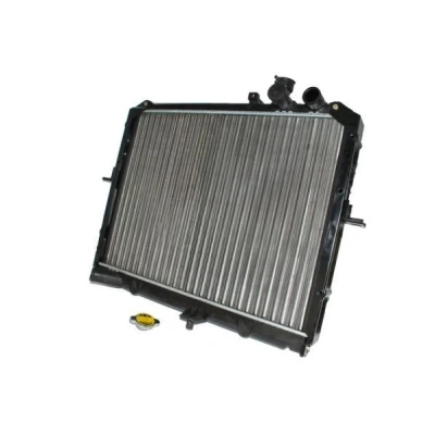 Abbildung von THERMOTEC D70304TT Kühler, Motorkühlung Kupfer, Kunststoff für Fahrzeuge mit/ohne Klimaanlage 544 400 34 Schaltgetriebe Kühlrippen mechanisch gefügt