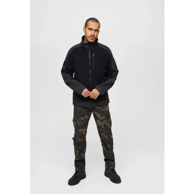 Abbildung von Brandit Fleecejacke, Herren, Größe: Small, Black