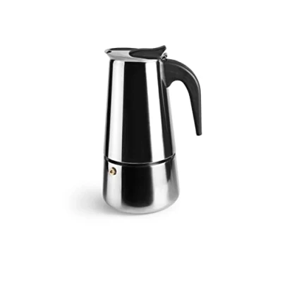 Abbildung von IBILI Express Kaffeekocher Moka, 6 Tassen, 280 ml, Edelstahl, für Induktionsherde geeignet