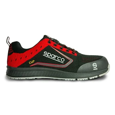 Abbildung von Sparco Unisex Cup Industrial Shoe, Nero Rosso, 46 EU