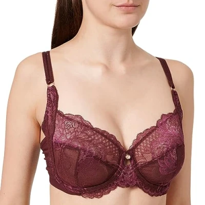 Abbildung von Triumph WILD Florale Bügel BH, Damen, Größe: 90C, Claret