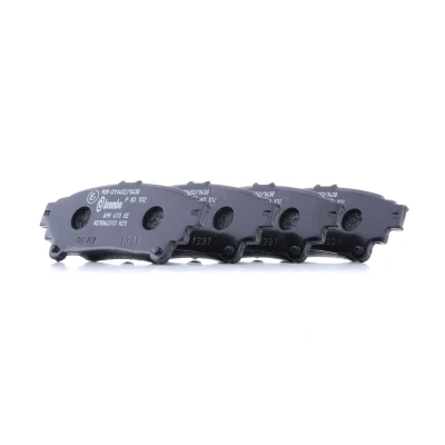 Abbildung von BREMBO P 83 132 Bremsbelagsatz exkl. Verschleißwarnkontakt ohne Zubehör LEXUS: IS 3, 2