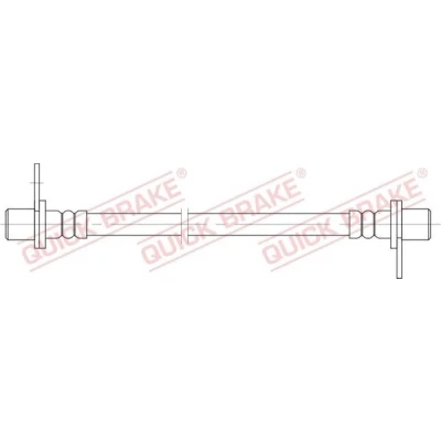 Abbildung von QUICK BRAKE 25.087 Bremsschläuche 341 M10x1 MITSUBISHI: ASX Off Road