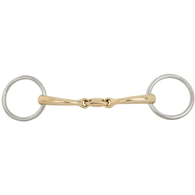 Abbildung von BR Unterlegtrense Soft Contact Doppelt Gebrochen 10mm 13cm
