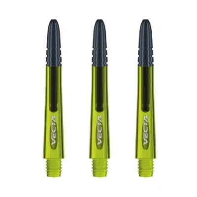 Abbildung von WINMAU Vecta Grün Short Polycarbonate Dart Stems 1 Sätze pro Packung (3 Schäfte insgesamt)