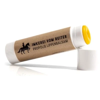 Abbildung von Propolis Lippenbalsam vom Reiter (6g) 100% natürliche Lippenpflege mit verbesserten Inhaltsstoffen
