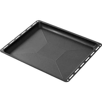 Abbildung von ICQN 445 x 375 25 mm Antihaft Beschichtung Backblech, Passend für Whirlpool, Ignis, Bauknecht, Indesit, Algor, Neckermann, Lloyds, Fettpfanne Backofen, Non Stick, 44,5 37,5 2,5 cm
