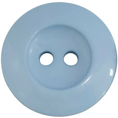 Abbildung von AERZETIX C74103 10er Set Nähknöpfe rund ∅20x3 mm mit 2 Löchern 32L L32 Farbe blau aus Kunststoff Öffnung kurzwaren nähen kleidung dekoration