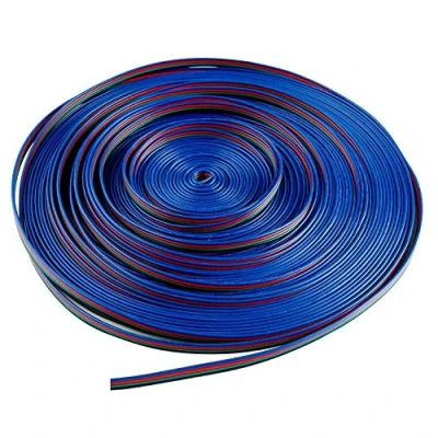 Abbildung von LitaElek 10m 22AWG RGB Verlängerungskabel 4 polig LED Streifen Verlängerung Band Verbindungskabel SMD 5050 3528 2835 Strip Extension Kabel Stripe Anschlusskabel Leiste Verbinder