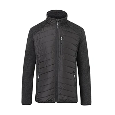 Abbildung von KÜBLER Workwear Weather Hybridjacke schwarz, Größe XL, Unisex aus Mischgewebe, Funktionelle