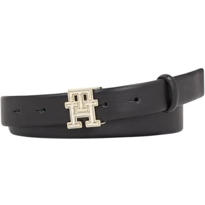 Abbildung von Tommy Hilfiger LOGO Bombe Gürtel, Damen, Größe: 70, Black