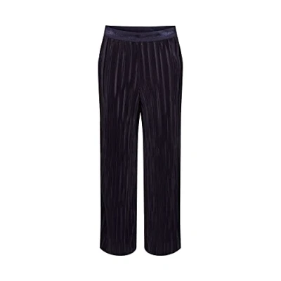Abbildung von Esprit Glssy PLTD Stoffhose, Damen, Größe: 38, Navy