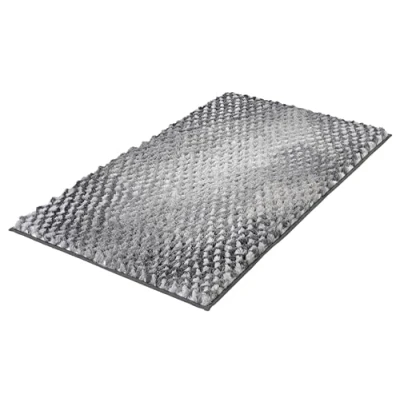 Abbildung von Kleine Wolke Badteppich Cory, 70x120 cm, Anthrazit