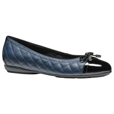 Abbildung von Geox Annytah Klassischer Ballerina, Damen, Größe: 39, Navy black Schuhe
