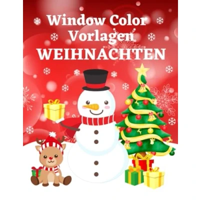 Abbildung von Window Color Vorlagen Weihnachten: Über 80 liebevoll gestaltete Weihnachtsmotive für Kinder ab 5 und Erwachsene Fensterdeko Motive Mädchen, ... Schablonen mit Winter Advent Motiven