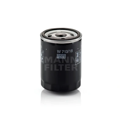 Abbildung von MANN FILTER W 713/18 Ölfilter M 18 X 1.5 Anschraubfilter OPEL: Vectra A CC, Astra F Saloon, CHEVROLET: Blazer S10, S10 II