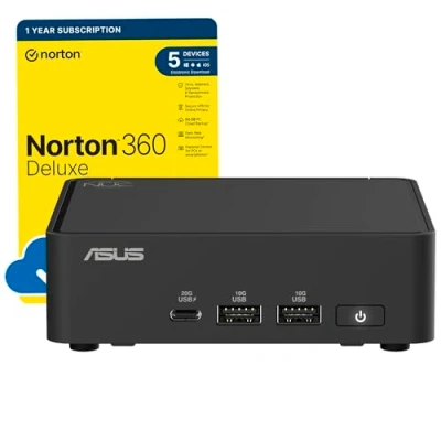Abbildung von ASUS NUC 15 Pro Slim Kit RNUC15CRKU500002 (Intel Core i5 Ultra Prozessor, Arc Grafik, WiFi 7, Bluetooth 5.4, ohne Betriebssystem, mit EU Netzkabel)