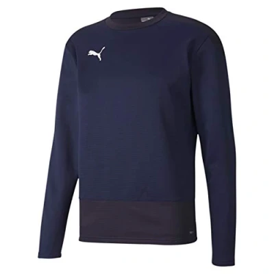 Abbildung von Puma Teamgoal Training Fleecepullover, Herren, Größe: XXL, Peacoat/new navy