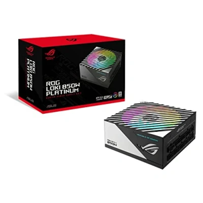 Abbildung von ASUS ROG Loki SFX L 850W Platinum (Vollmodulares Netzteil, 80+ Platinum, Lambda A zertifiziert, 120mm PWM ARGB Lüfter, Aura Sync, ATX 3.0 kompatibel, PCIe 5.0 bereit)