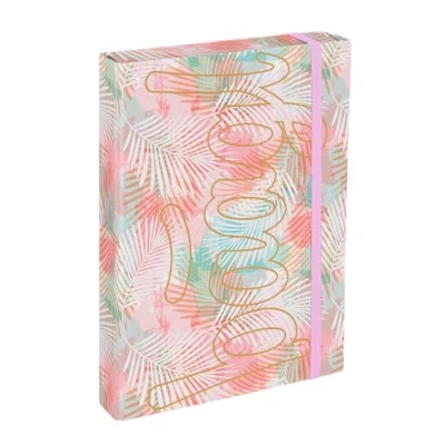 Abbildung von Baagl Heftbox für Schulranzen Heftmappe A4 JUMBO Kinder mit Gummiband und Innenklappen Sammelmappe, Sammelbox Gummizug Jungen (Sunset)