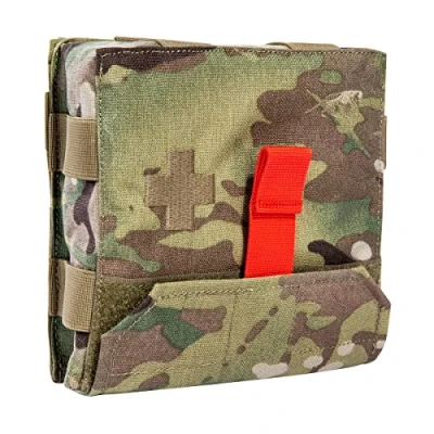 Abbildung von Tasmanian Tiger TT IFAK Pouch S MKII Medic Zusatz Tasche für Erste Hilfe Sets leer Molle kompatibel mit herausnehmbarem Panel MC Multicam