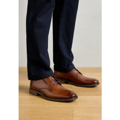 Abbildung von bugatti Miros Comfort BusinessSchnürer, Herren, Größe: 46, Cognac Leder