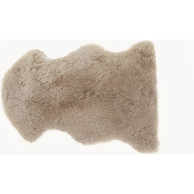 Abbildung von Kare Design Teppich "Lammfell Heidi 65x85cm" Motivform 4 mm Höhe weiß oder grau