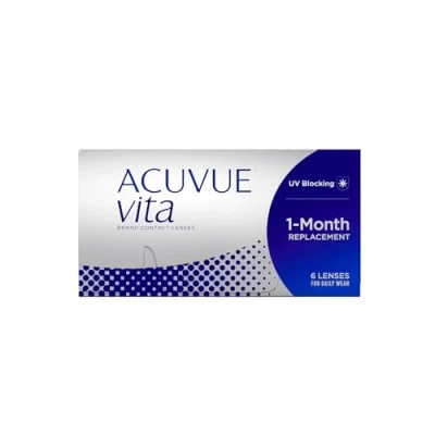 Abbildung von ACUVUE Vita Monatskontaktlinsen Mit komfortablem Tragegefühl Den ganzen Monat lang 8,5 dpt &amp; BC 8.4 UV Schutz durchgängig hohem Feuchtigkeitsgehalt 6 Linsen