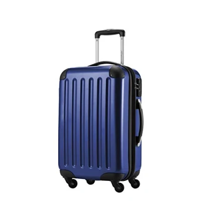 Abbildung von HAUPTSTADTKOFFER Alex Handgepäck, 55 x 38 23 cm, 4 Rollen, 42 Liter, Reisekoffer, Hartschalenkoffer, Rollkoffer, Bordgepäck Koffer, erweiterbar, Dunkelblau